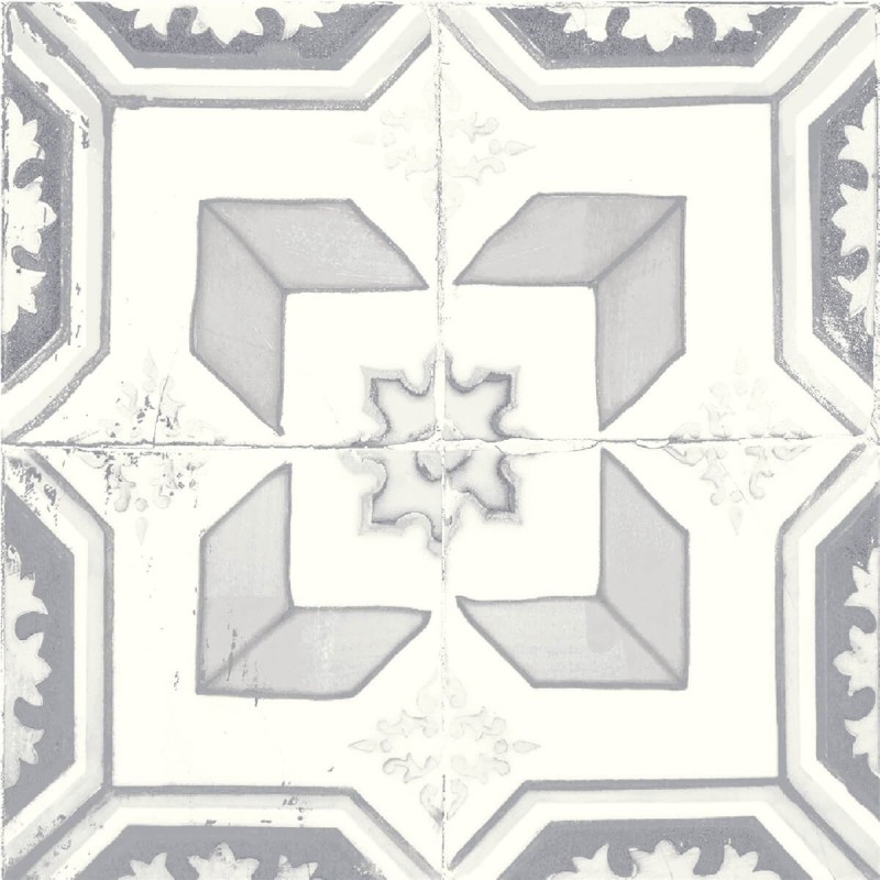 Nikea Grey Patterned Matt 20x20cm (box of 25)