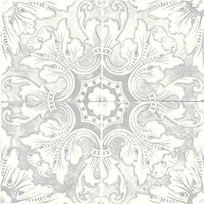 Nikea Grey Patterned Matt 20x20cm (box of 25)