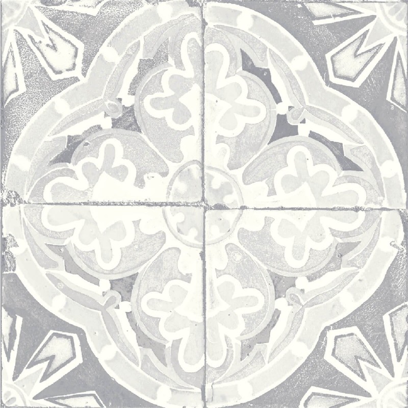 Nikea Grey Patterned Matt 20x20cm (box of 25)