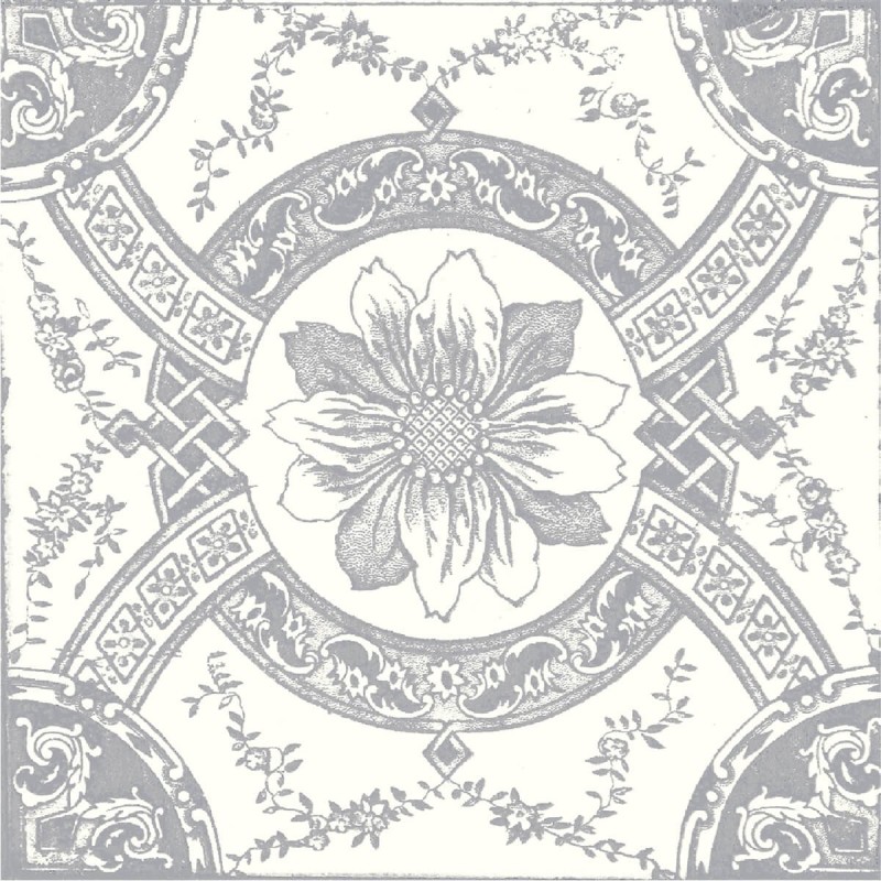 Nikea Grey Patterned Matt 20x20cm (box of 25)
