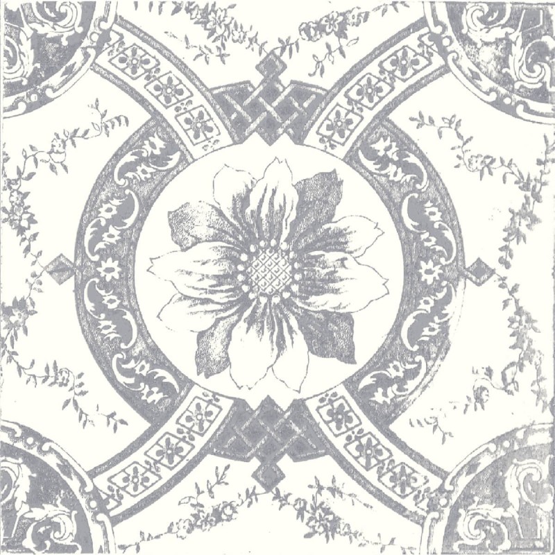 Nikea Grey Patterned Matt 20x20cm (box of 25)