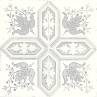 Nikea Grey Patterned Matt 20x20cm (box of 25)