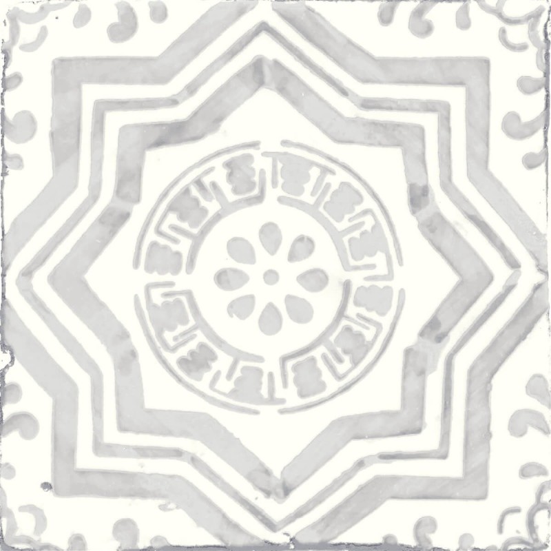 Nikea Grey Patterned Matt 20x20cm (box of 25)