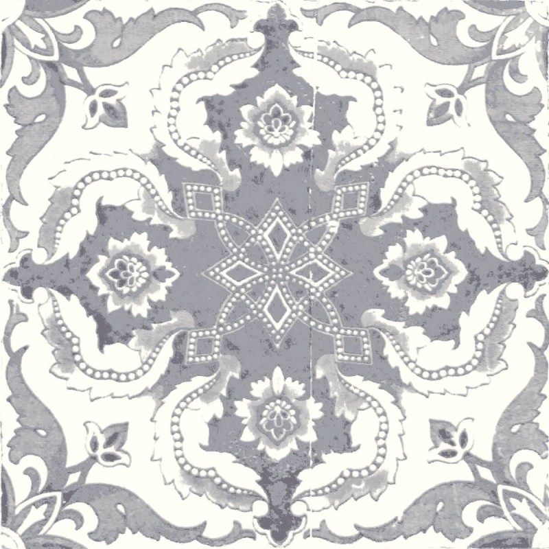 Nikea Grey Patterned Matt 20x20cm (box of 25)