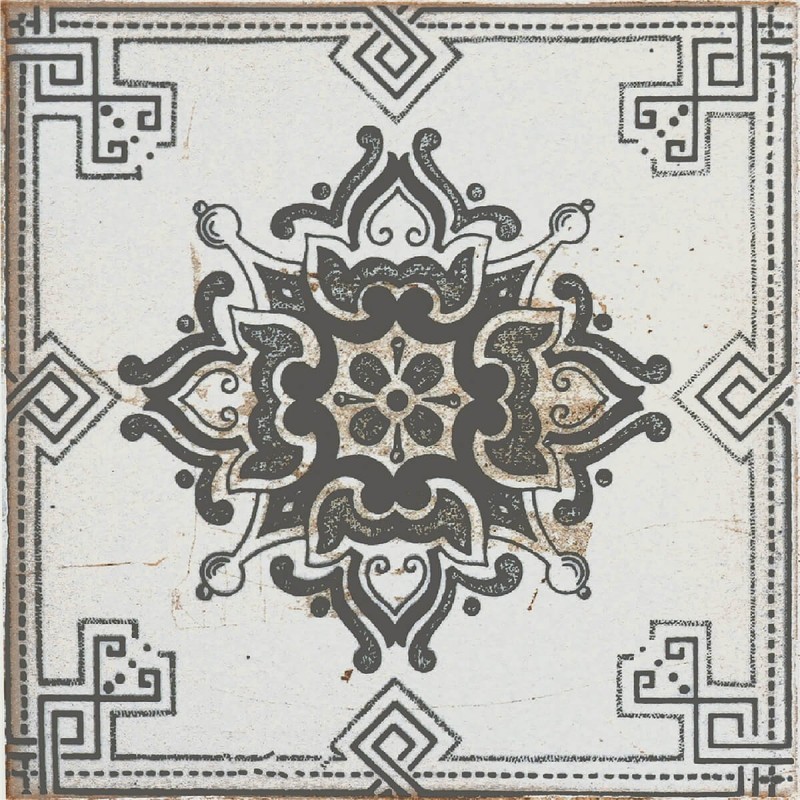 Nikea Multicolour Patterned Matt 20x20cm (box of 25)