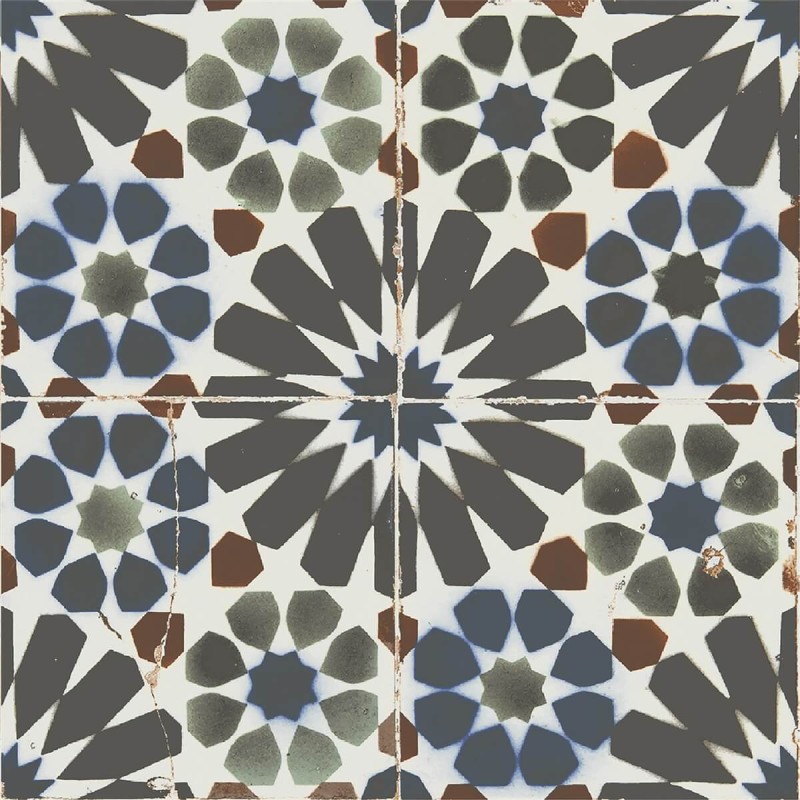 Nikea Multicolour Patterned Matt 20x20cm (box of 25)