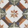 Nikea Multicolour Patterned Matt 20x20cm (box of 25)