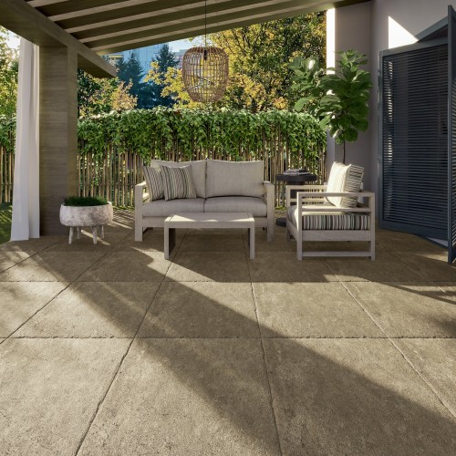 Alba Greige Outdoor Slab Matt 60x90cm 20mm (box of 2)