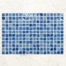 Aquastyle Blue Macauba Mosaic Gloss 25x25mm 31.1x46.7cm 