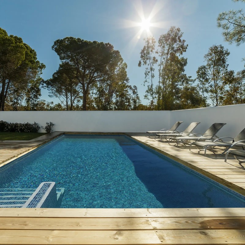 Aquastyle Forest Blue Mosaic Gloss 25x25mm 31.1x46.7cm 
