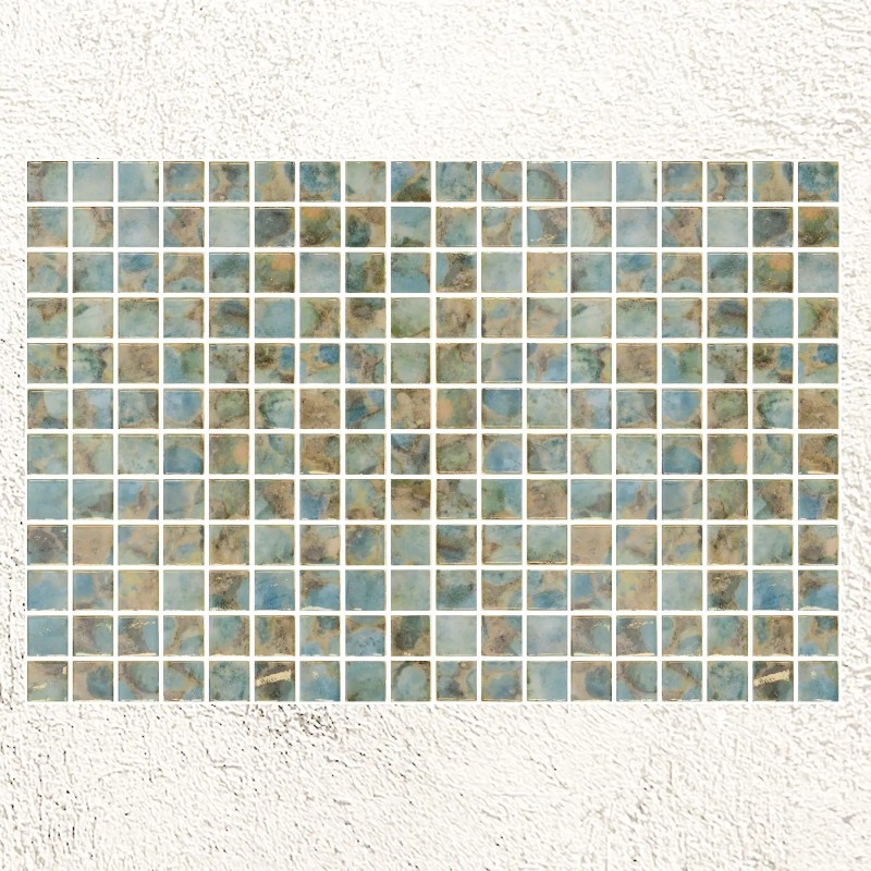 Aquastyle Rodas Mosaic Gloss 25x25mm 31.1x46.7cm 