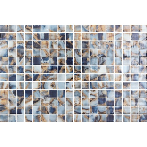 Aquastyle Mauna Mosaic Gloss 25x25mm 31.1x46.7cm 