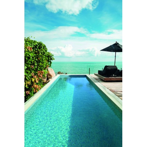 Aquastyle Krabi Mosaic Gloss 25x25mm 31.1x46.7cm 
