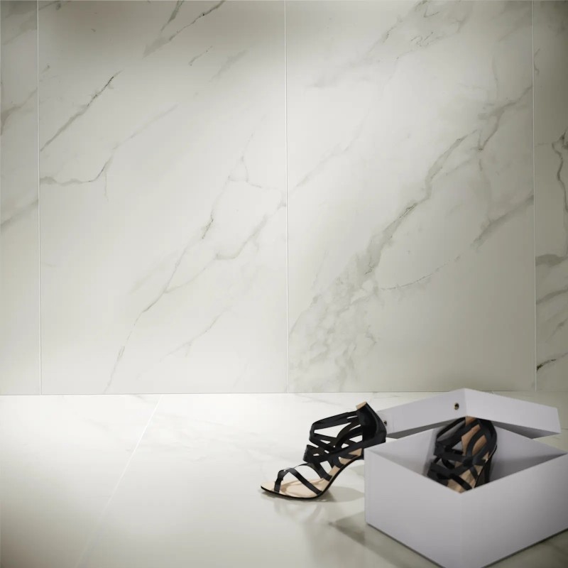 Calacatta Marble White Matt 59.8x119.8cm (box of 2)