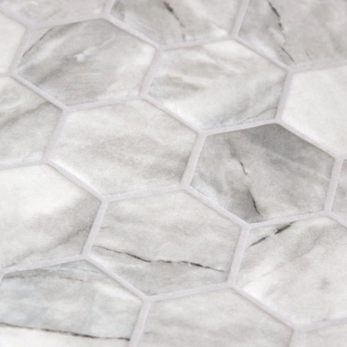Hex XL Inverno Grey Mosaic Matt 51mm Hex 28.6x28.4cm 