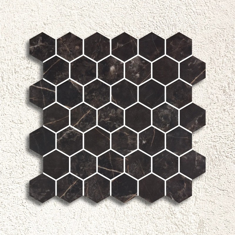 Hex XL Coimbra Mosaic Matt 51mm Hex 28.6x28.4cm 