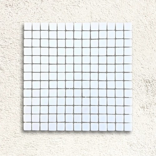 Niebla White (PS25) Mosaic Gloss 25x25mm 33.3x33.3cm 