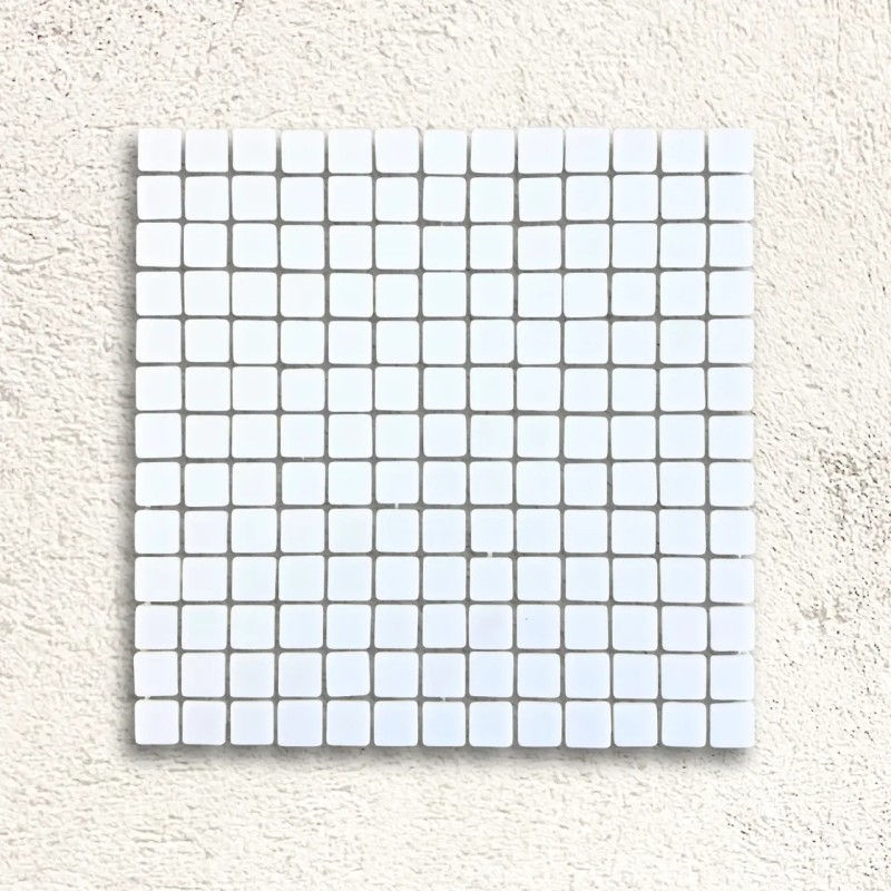 Niebla White (PS25) Mosaic Gloss 25x25mm 33.3x33.3cm 