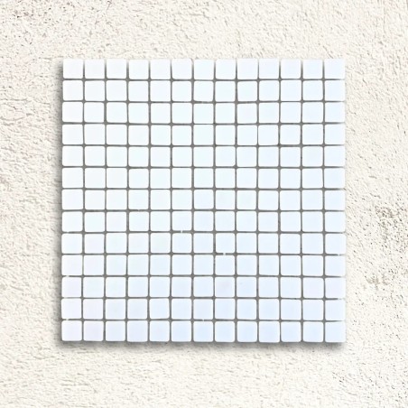Niebla White (PS25) Mosaic Gloss 25x25mm 33.3x33.3cm 