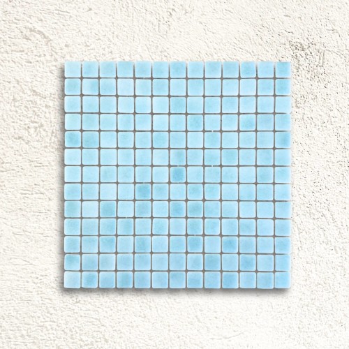 Niebla Foggy Aqua (PS40) Mosaic Gloss 25x25mm 33.3x33.3cm 