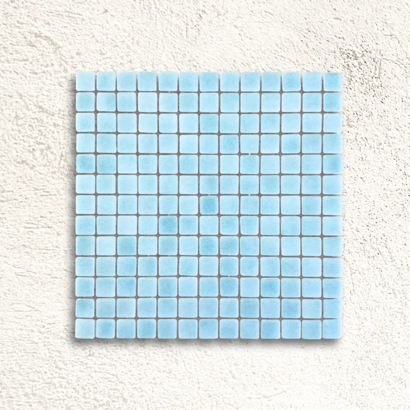Niebla Foggy Aqua (PS40) Mosaic Gloss 25x25mm 33.3x33.3cm 
