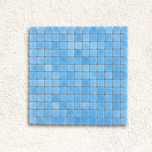 Niebla Foggy Mid Blue Anti-Slip (PS53 A/S) Mosaic Matt 25x25mm 33.3x33.3cm 