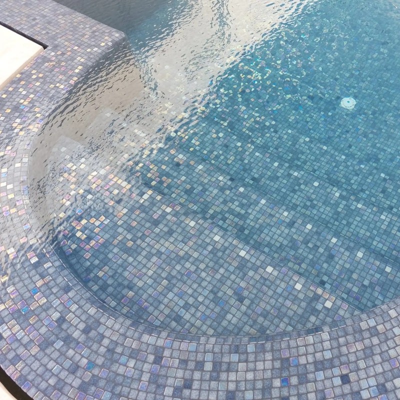 Niebla Mix-Iris Ter Mosaic Lustre 25x25mm 33.3x33.3cm 