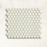 Shapes - Hexagon Unglazed White (CU-2101) Mosaic Matt 23mm Hex 26x30cm 