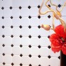 Shapes - Octagon White with 23mm Black Dot (CM-7148) Mosaic Matt 55mm Oct 29.5x29.5cm 