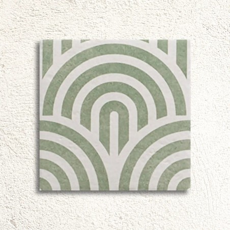 Tahoe Decor Three - Green Matt 20x20cm (box of 25)