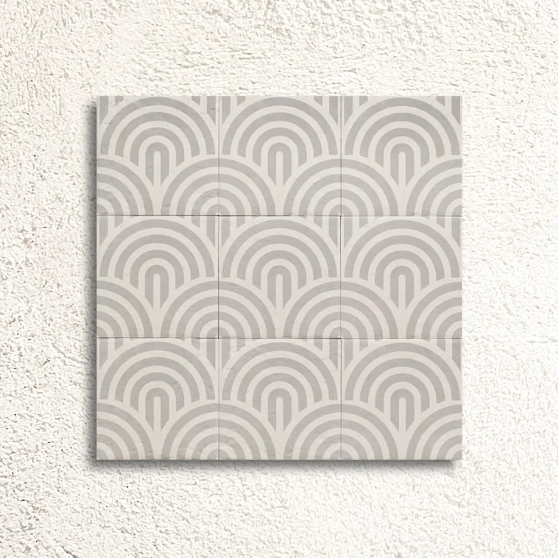 Tahoe Decor Three - Grey Matt 20x20cm (box of 25)