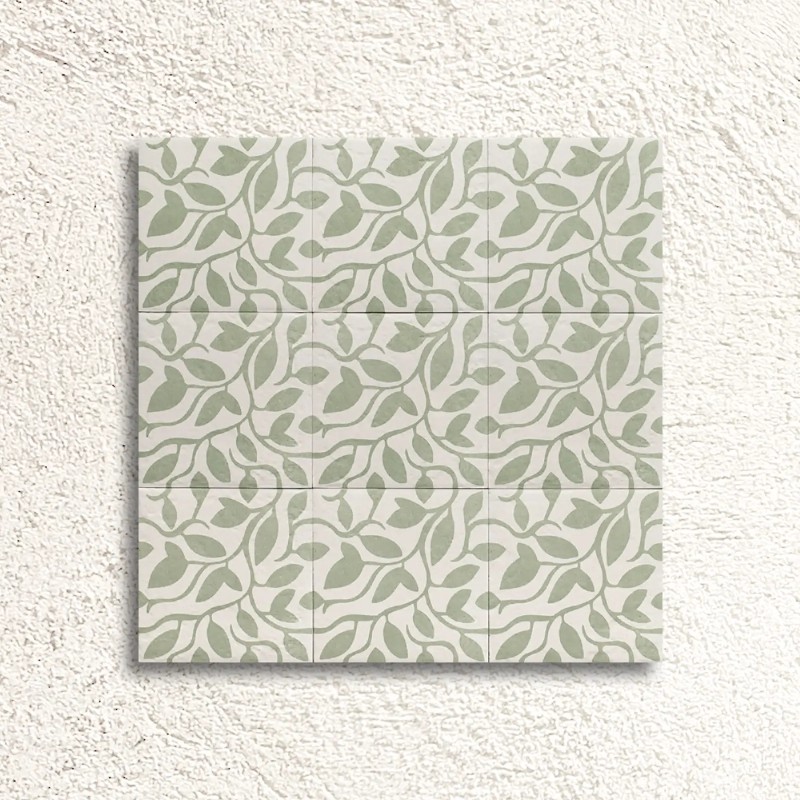 Tahoe Decor Five - Green Matt 20x20cm (box of 25)