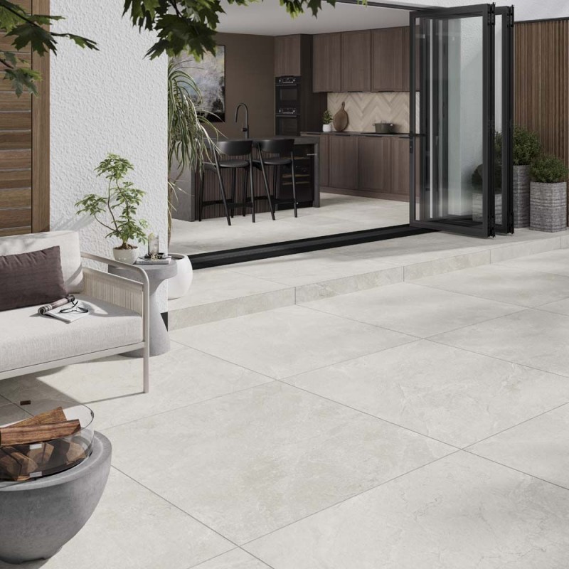 Slate Mix White Matt 100x100cm (box of 2)