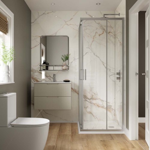 Aqua Wall Corinthia Gloss SPC Wall Panel 95x240cm (box of 2)