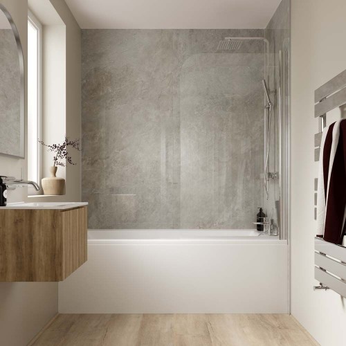 Aqua Wall Sargasso Gloss SPC Wall Panel 95x240cm (pack of 2)
