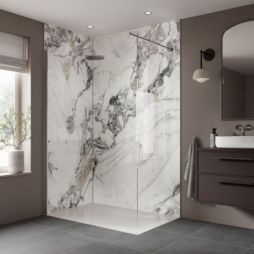 Aqua Wall Olympus Gloss SPC Wall Panel 95x240cm (box of 2)