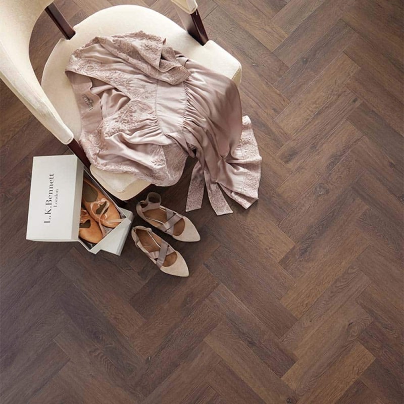 Emblem Herringbone Hadrian LVT 10x40cm (box of 50)