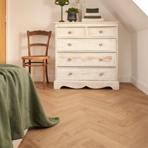 Emblem Herringbone Cairngorm LVT 10x40cm (box of 50)