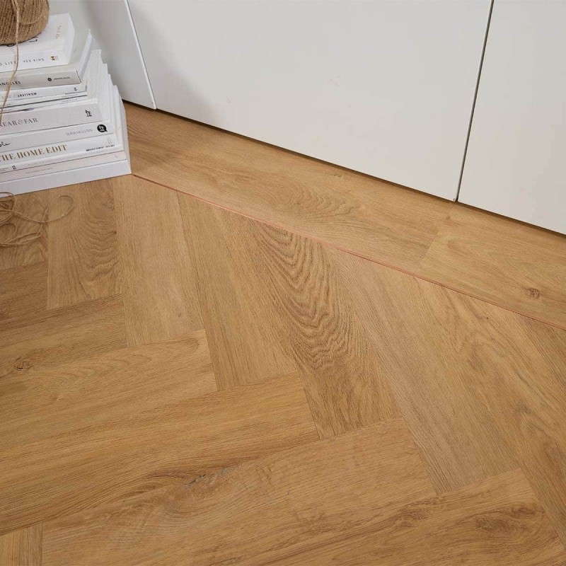 Emblem Herringbone Greenwood LVT 10x40cm (box of 50)