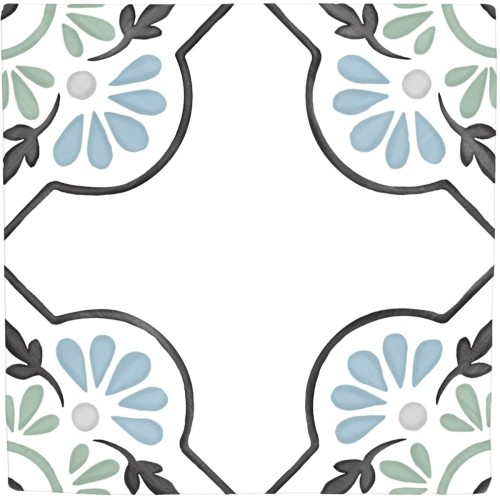 Tango Blue Petals 12.3x12.3cm (box of 34)