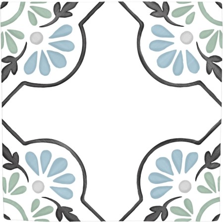 Tango Blue Petals 12.3x12.3cm (box of 34)