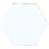 Pope White Hexagon 15x17.3cm (box of 48)