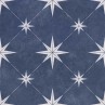 Vincent Navy Blue Patterned Vitrified 33.5x33.5cm (box of 13)