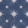 Vincent Navy Blue Patterned Vitrified 33.5x33.5cm (box of 13)