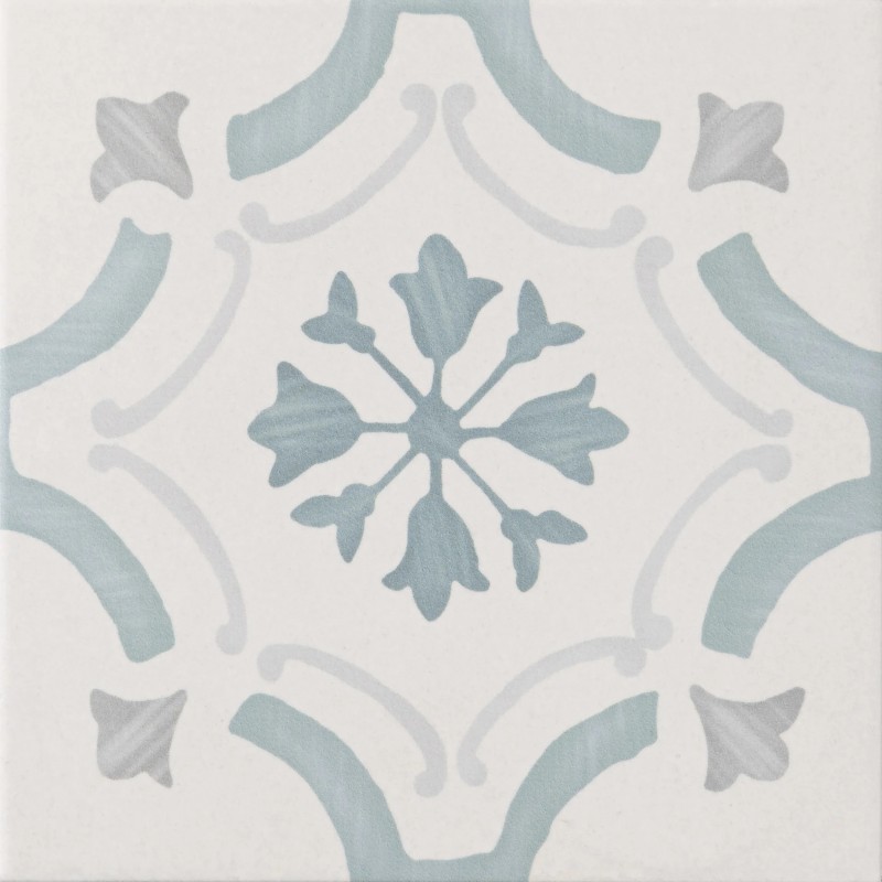 Sirocco Blue Ornate 22.3x22.3cm (box of 13)