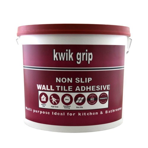 TileTight Kwik Grip Non Slip Wall Tile Adhesive (15L tub)