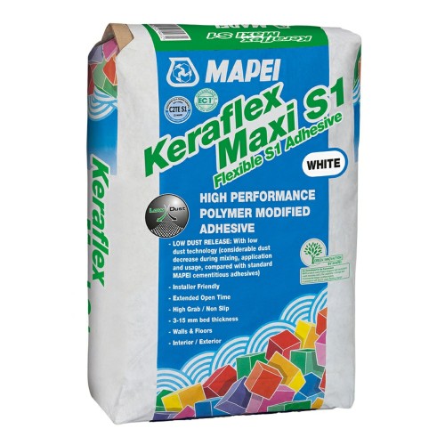 Mapei Keraflex Maxi Flex S1 White Adhesive (20kg bag)
