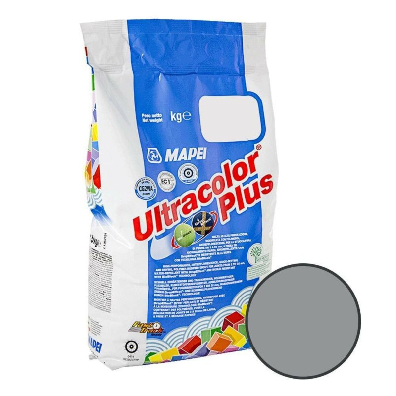 Mapei Ultracolor Plus 112 Medium Grey Grout (5kg bag)