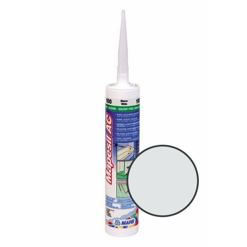 Mapei Mapesil AC 111 Silver Grey Silicone (310ml tube)