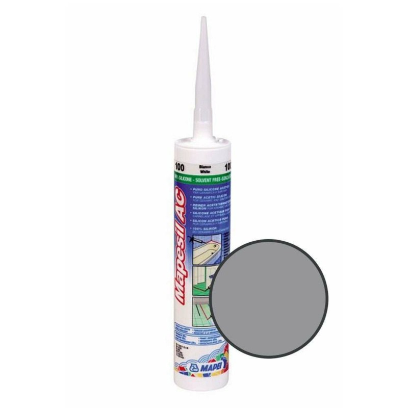 Mapei Mapesil AC 112 Medium Grey Silicone (310ml tube)